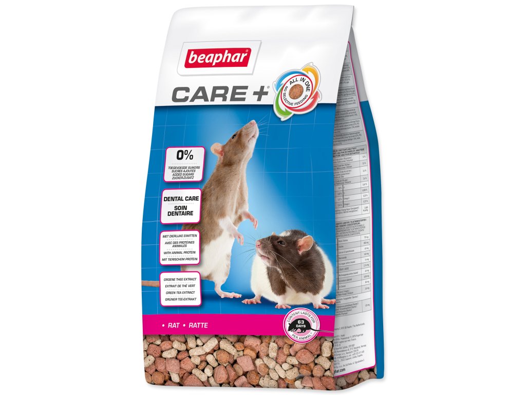 51186 1 beaphar care potkan 700 g z kategorie chovatelske potreby a krmiva pro hlodavce a mala zvirata krmiva pro hlodavce a mala zvirata