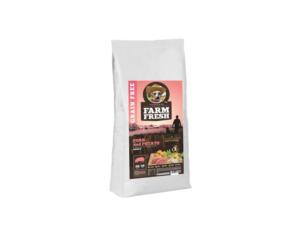 83031 1 farm fresh pork and potato 2 kg z kategorie chovatelske potreby a krmiva pro psy krmiva pro psy granule pro psy