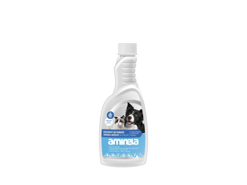 26688 aminela clean ekologicky odstranovac zapachu na podlahy 500ml z kategorie chovatelske potreby a krmiva pro psy hygiena a kosmetika psa cistice a odpuzovace psu