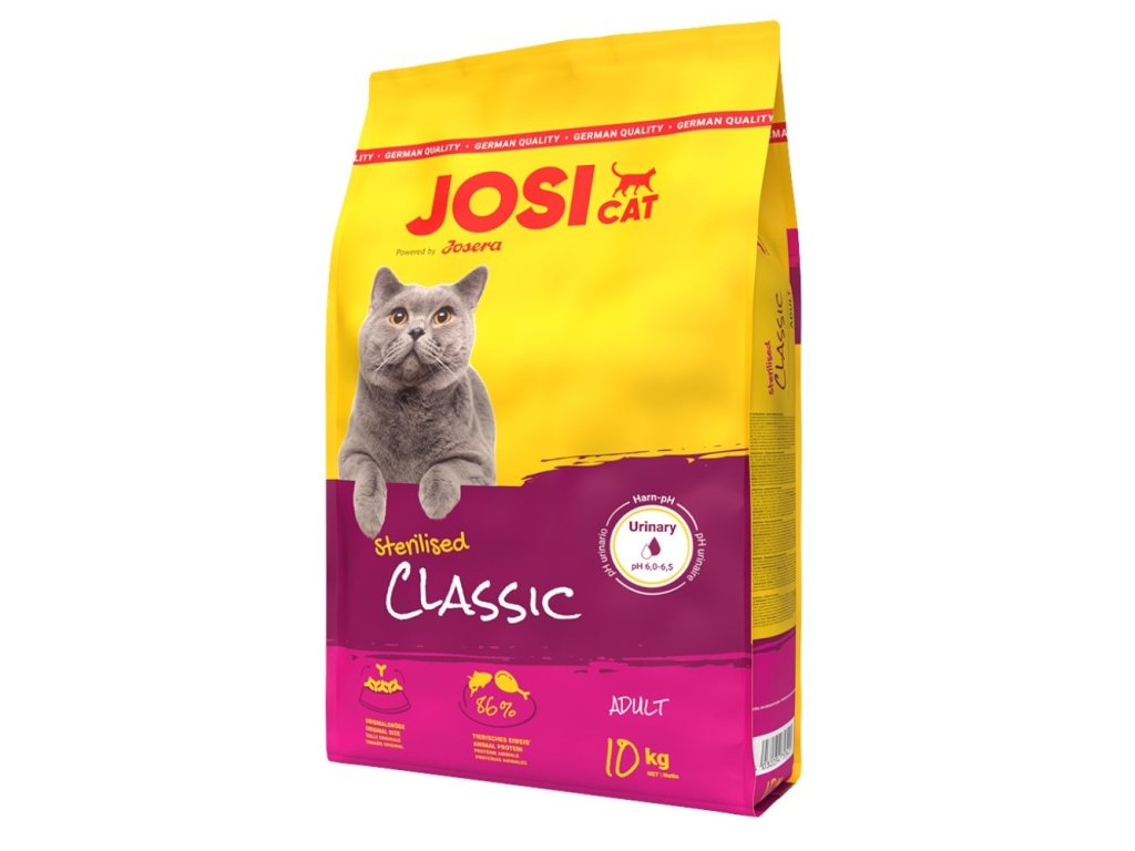 81588 1 josicat sterilised classic 10 kg z kategorie chovatelske potreby a krmiva pro kocky krmivo a pamlsky pro kocky granule pro kocky