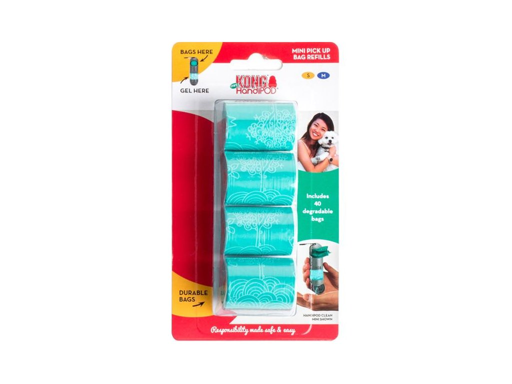 76989 3 handipod mini nahradni sacky kong z kategorie chovatelske potreby a krmiva pro psy hygiena a kosmetika psa zasobniky a sacky na psi exkrementy