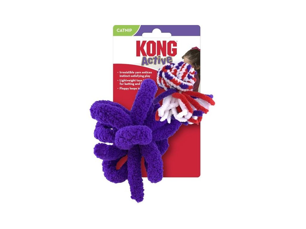 81276 3 hracka cat active cervena fialova kong z kategorie chovatelske potreby a krmiva pro kocky hracky pro kocky catnipove hracky pro kocky