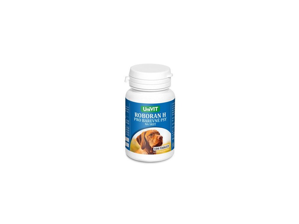 4668 roboran h pro barevne psy 100tbl z kategorie chovatelske potreby a krmiva pro psy vitaminy a leciva pro psy kuze a srst psu