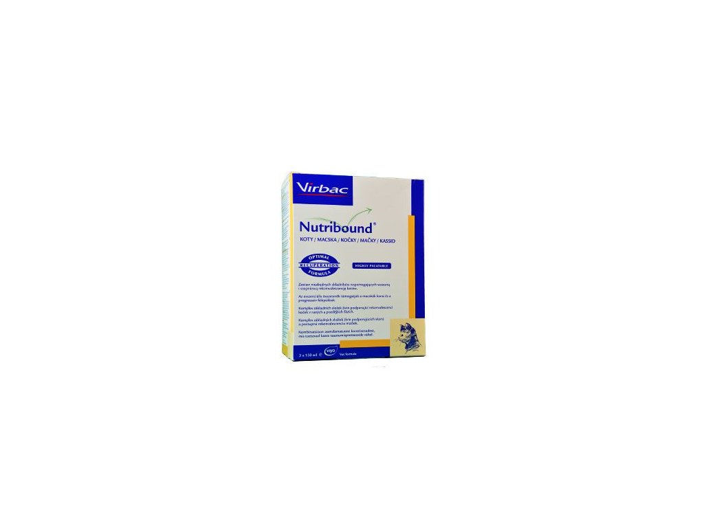 44076 1 nutribound cat 3x150ml z kategorie chovatelske potreby a krmiva pro kocky vitaminy a leciva pro kocky imunita hojeni ran kocek