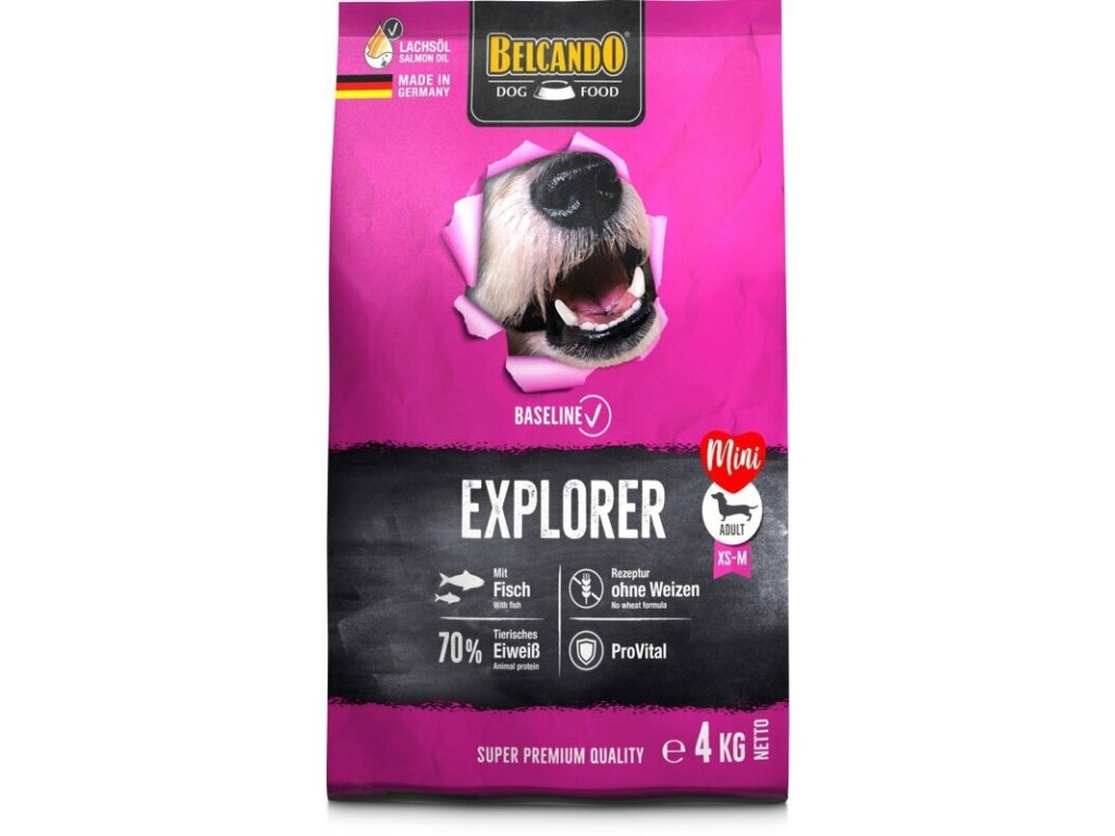 80979 1 belcando baseline explorer 4 kg z kategorie chovatelske potreby a krmiva pro psy krmiva pro psy granule pro psy