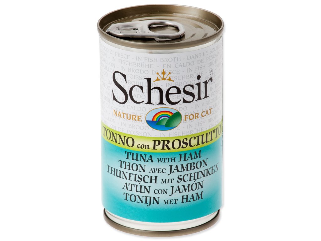 53697 1 konzerva schesir cat tunak sunka 140 g z kategorie chovatelske potreby a krmiva pro kocky krmivo a pamlsky pro kocky konzervy pro kocky