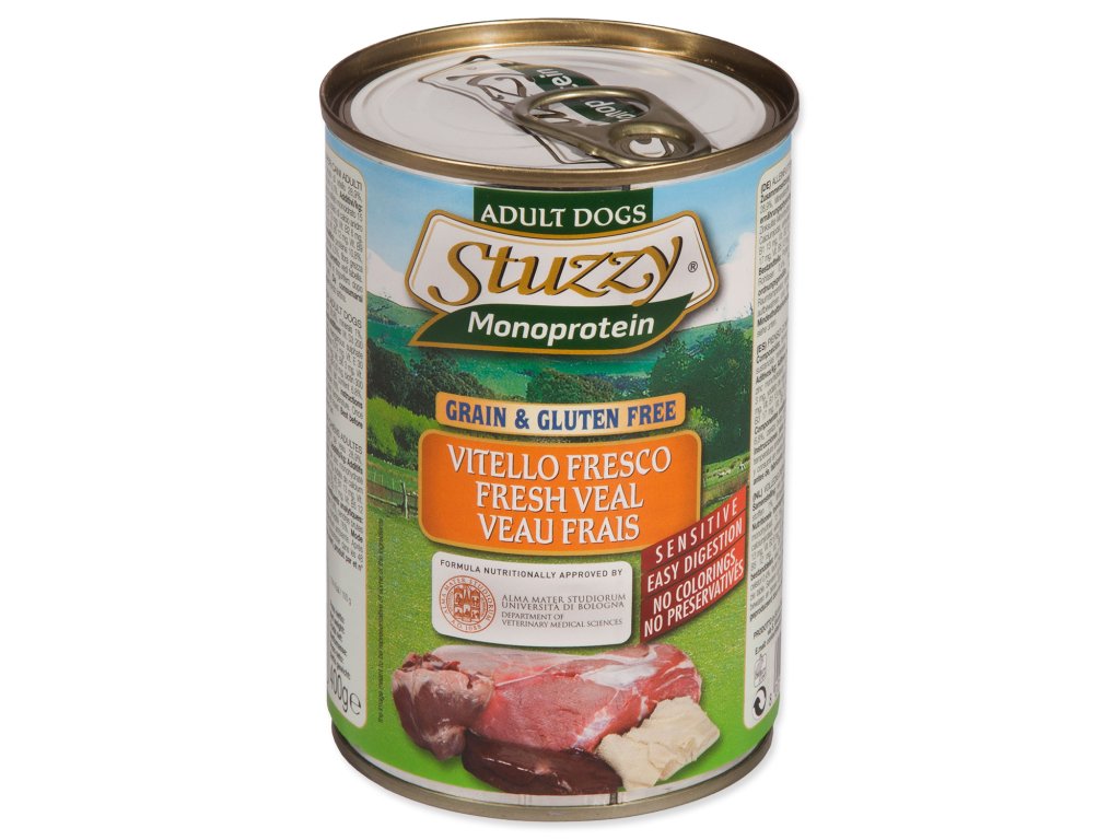 53841 1 konzerva stuzzy dog monoprotein teleci 400 g z kategorie chovatelske potreby a krmiva pro psy krmiva pro psy konzervy pro psy