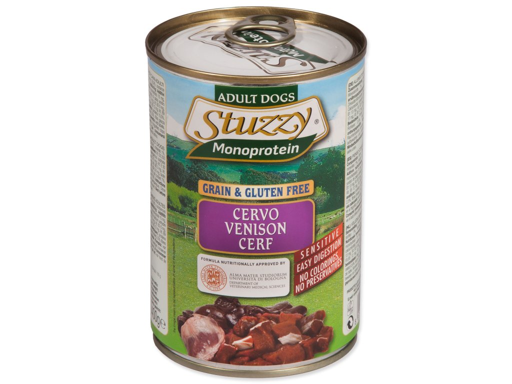 53844 1 konzerva stuzzy dog monoprotein zverina 400 g z kategorie chovatelske potreby a krmiva pro psy krmiva pro psy konzervy pro psy