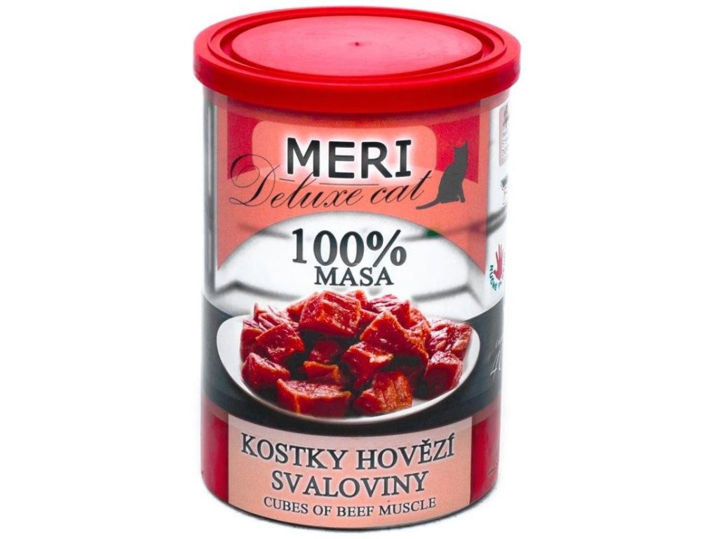 75789 meri deluxe cat kostky hovezi svaloviny 400g z kategorie chovatelske potreby a krmiva pro kocky krmivo a pamlsky pro kocky konzervy pro kocky