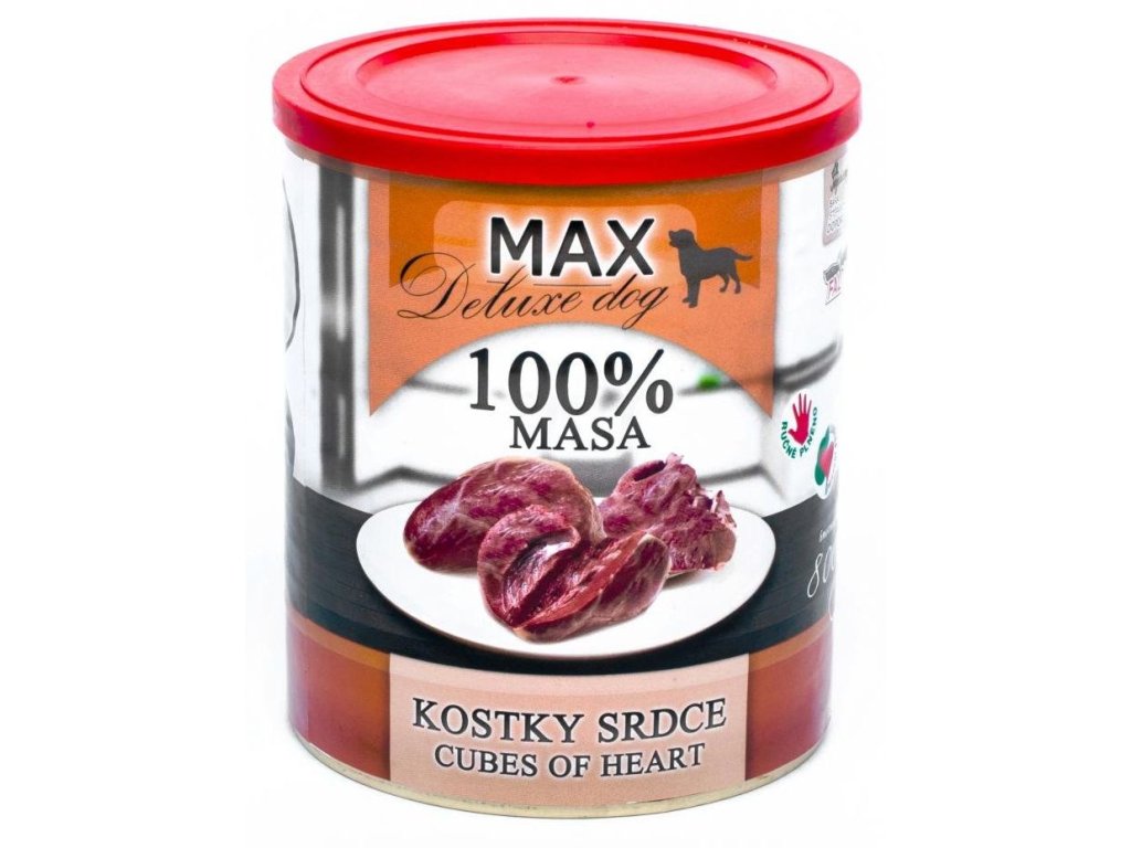 38664 1 max deluxe dog kostky srdce konzerva pro psy 800g z kategorie chovatelske potreby a krmiva pro psy krmiva pro psy konzervy pro psy