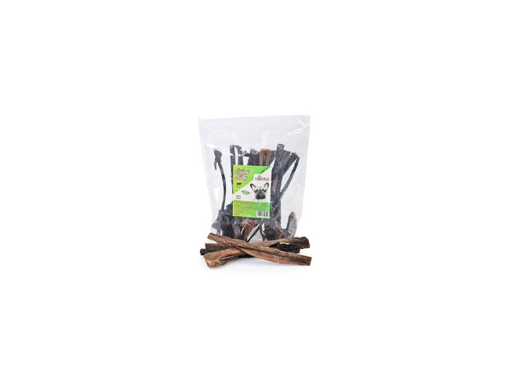 36132 natureca pochoutka pro psy hovezi drstky susene 25cm 250g z kategorie chovatelske potreby a krmiva pro psy pamlsky pro psy susene vnitrnosti kosti pro psy