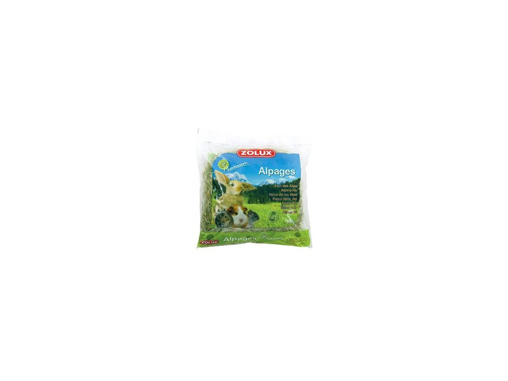 47634 1 seno alpine premium 500g zolux z kategorie chovatelske potreby a krmiva pro hlodavce a mala zvirata seno pro hlodavce