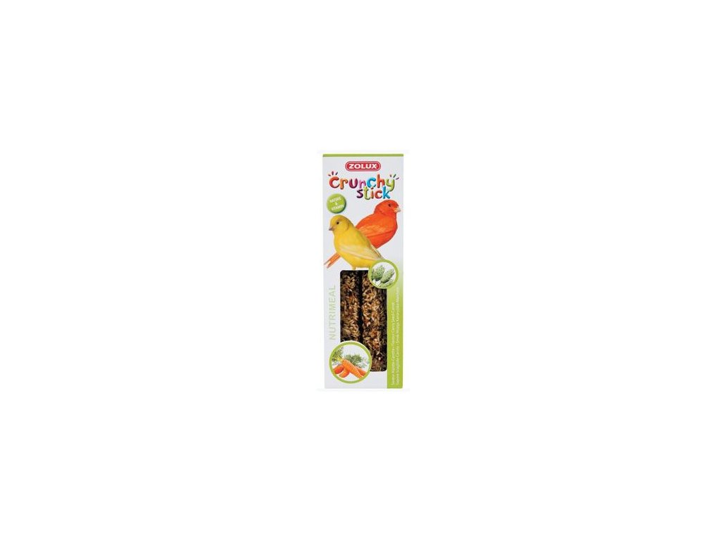 47655 1 crunchy stick canary zrni mrkev 2ks zolux z kategorie chovatelske potreby pro ptaky a papousky pamlsky pro papousky