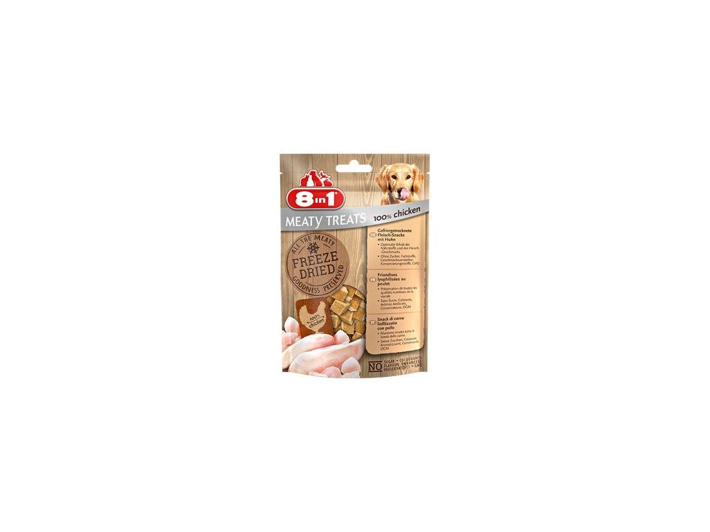 38868 1 pochoutka 8in1 meaty treats fd chicken 50g z kategorie chovatelske potreby a krmiva pro psy pamlsky pro psy pamlsky susene mrazem pro psy