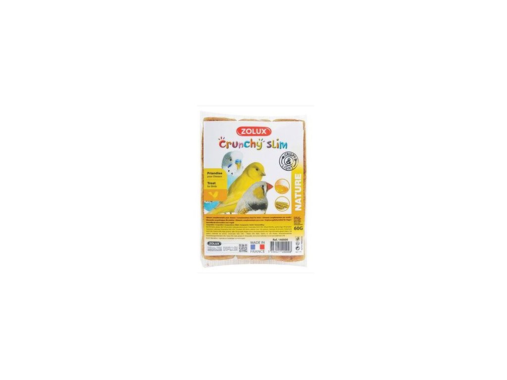 47712 1 susenky pro ptaky crunchy cake slim 3ks 60g zolux z kategorie chovatelske potreby pro ptaky a papousky pamlsky pro papousky