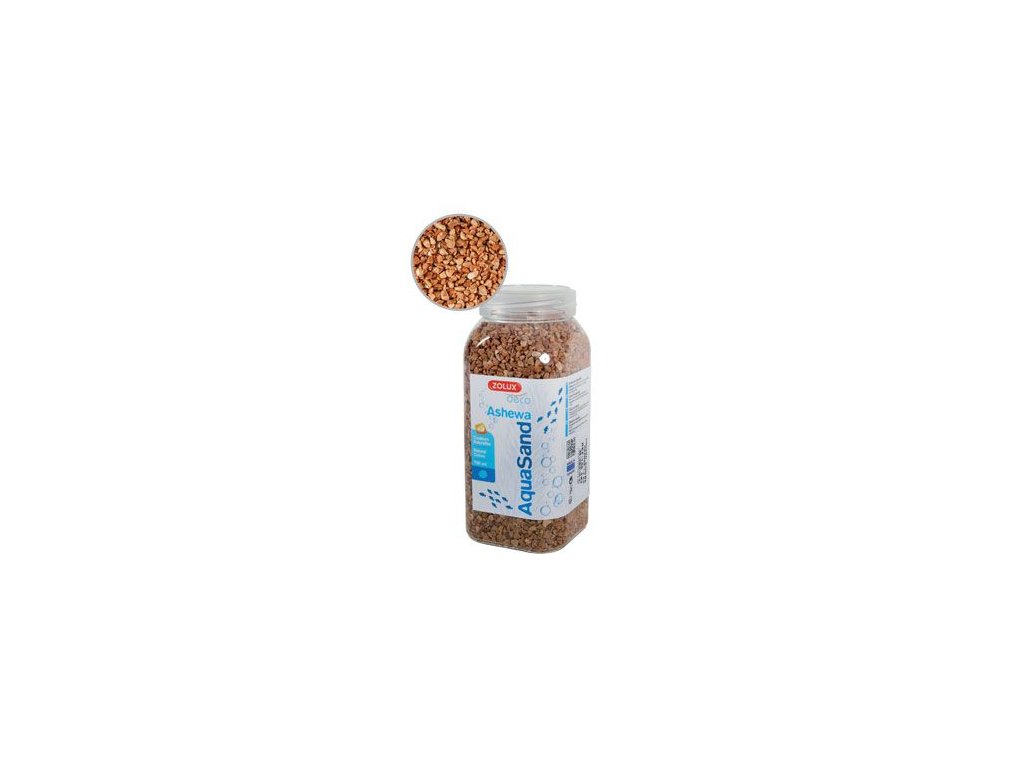 47730 1 pisek akvarijni ashewa oranzovy 750ml zolux z kategorie akvaristicke a teraristicke potreby pisky a sterky