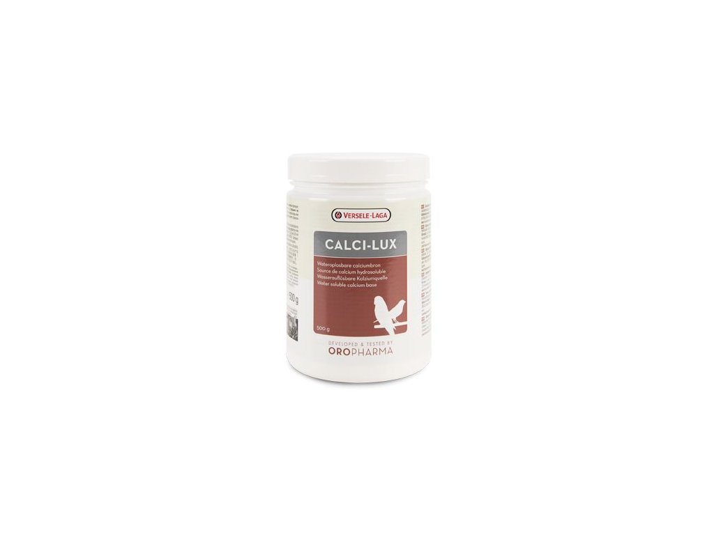 39084 1 versele laga oropharma calci lux kalcium laktat a glukonat 500g z kategorie chovatelske potreby pro ptaky a papousky vitaminy mineraly pro papousky vitaminy pro papousky