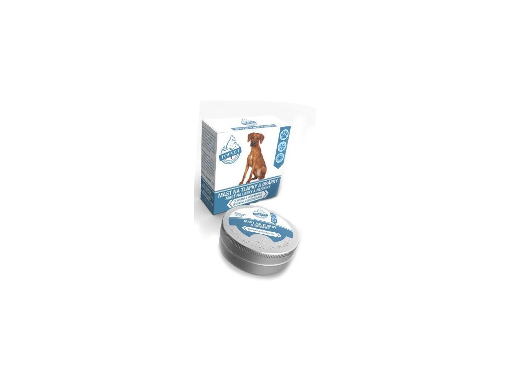27789 topvet mast na tlapky a drapky pro psy 50ml z kategorie chovatelske potreby a krmiva pro psy hygiena a kosmetika psa pece o drapky a tlapky u psu