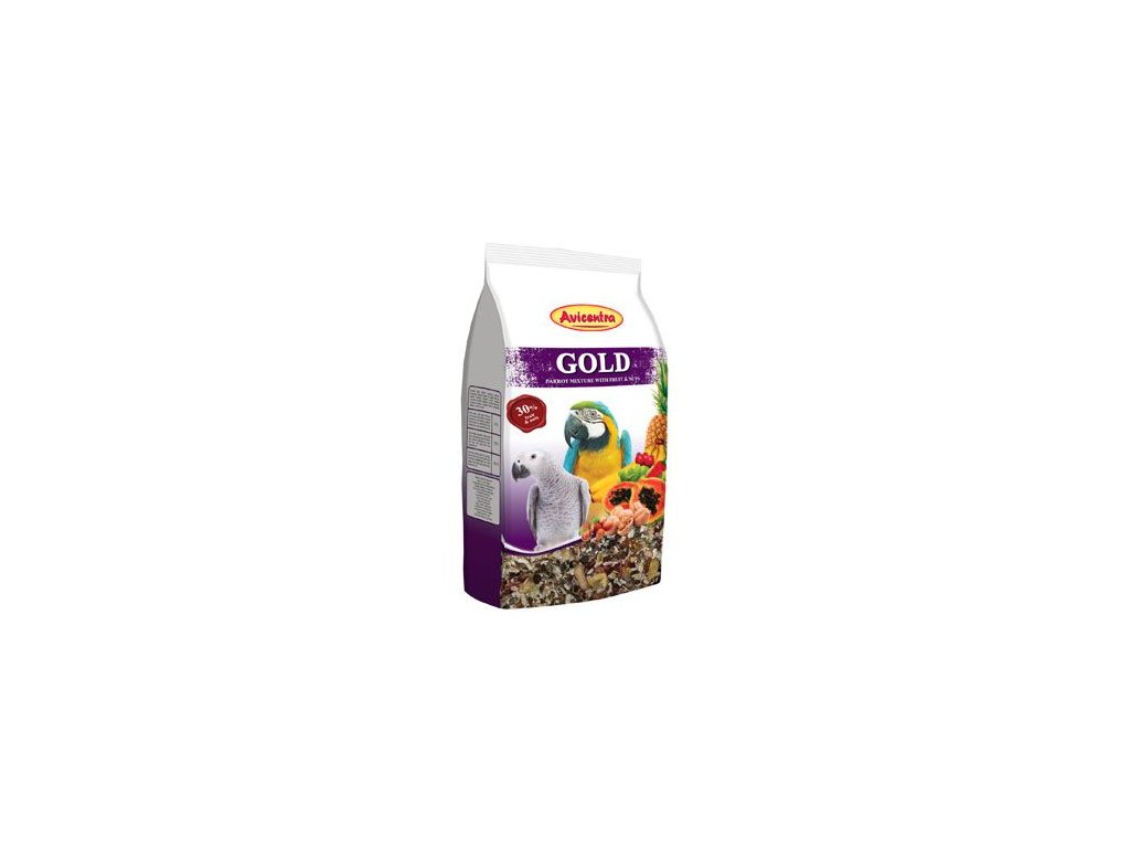 39174 1 avicentra velky papousek gold 15kg z kategorie chovatelske potreby pro ptaky a papousky krmivo pro papousky