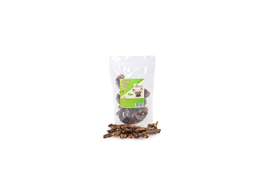 36069 natureca kureci krky susene pochoutka pro psy 150g z kategorie chovatelske potreby a krmiva pro psy pamlsky pro psy susene vnitrnosti kosti pro psy