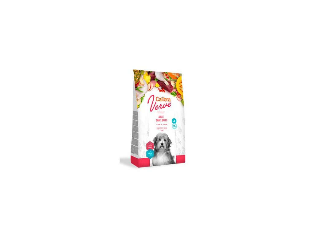 17961 calibra dog verve gf adult small chicken duck 1 2kg z kategorie chovatelske potreby a krmiva pro psy krmiva pro psy granule pro psy