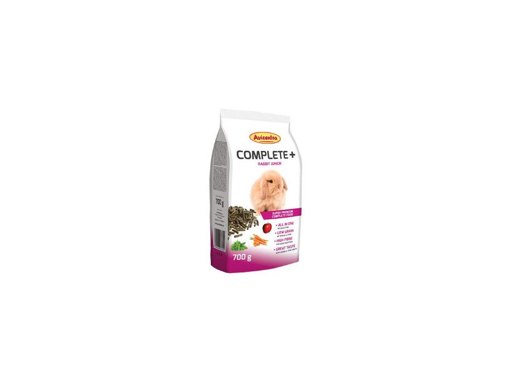 32799 avicentra complete kralik junior 700g z kategorie chovatelske potreby a krmiva pro hlodavce a mala zvirata krmiva pro hlodavce a mala zvirata