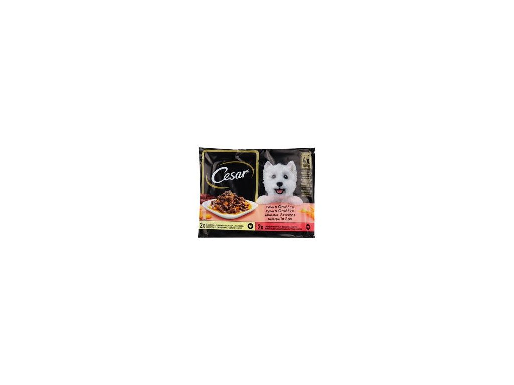 40236 1 cesar selection kapsicka ve stave 4x100g z kategorie chovatelske potreby a krmiva pro psy krmiva pro psy kapsicky pro psy