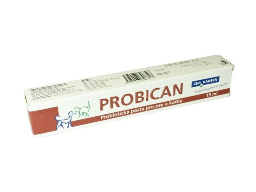 76620 1 probican pasta 15ml z kategorie chovatelske potreby a krmiva pro psy vitaminy a leciva pro psy podpora traveni u psu