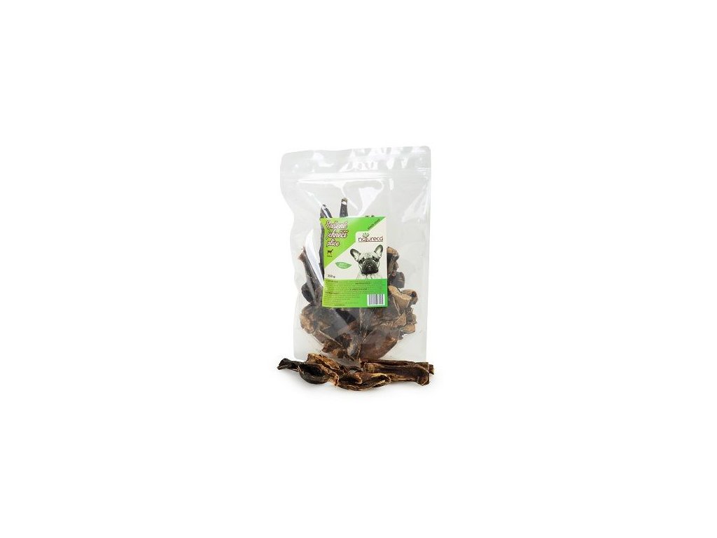 35856 natureca jehneci plice susene pochoutka pro psy 500g z kategorie chovatelske potreby a krmiva pro psy pamlsky pro psy susene vnitrnosti kosti pro psy
