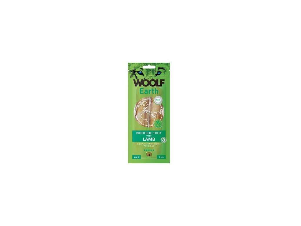 45021 1 woolf pochoutka earth noohide l sticks with lamb 85g z kategorie chovatelske potreby a krmiva pro psy pamlsky pro psy pamlsky z prirodni zelatiny pro psy