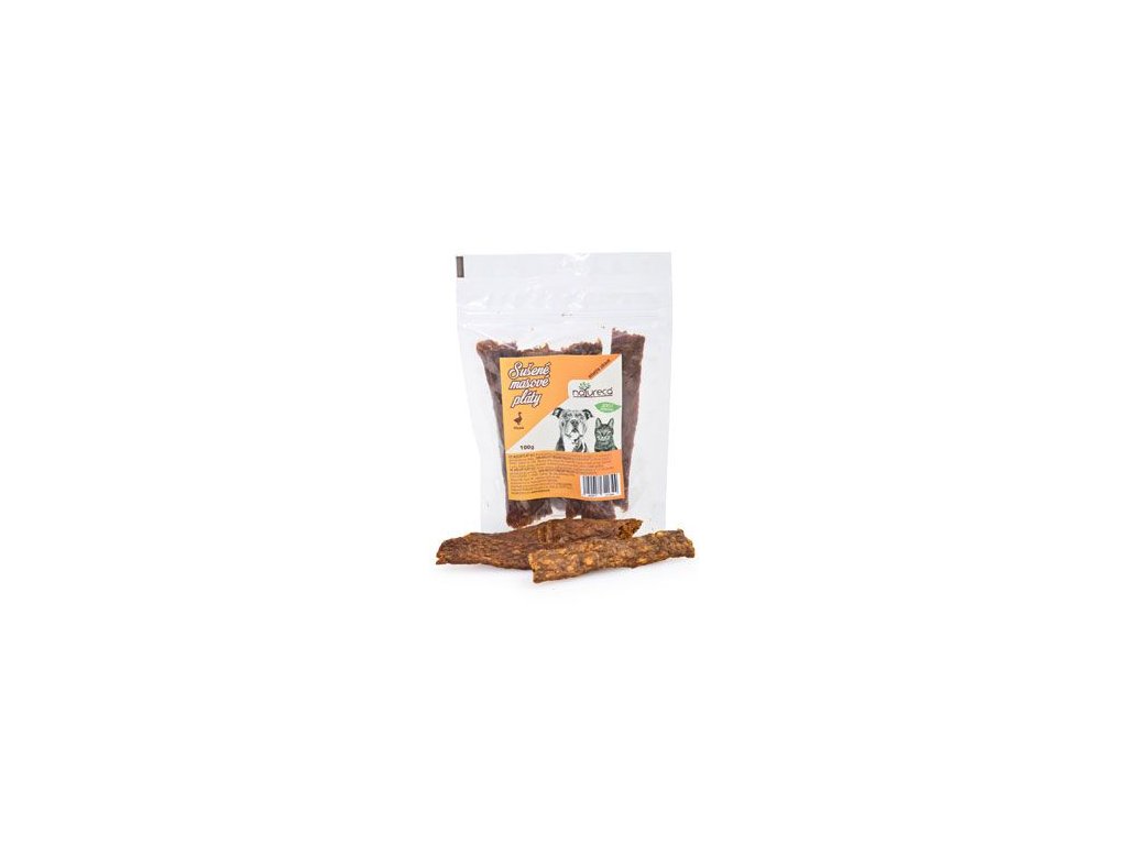 35898 natureca 100 masove platy kachna pochoutka pro psy a kocky 100g z kategorie chovatelske potreby a krmiva pro kocky krmivo a pamlsky pro kocky pamlsky pro kocky
