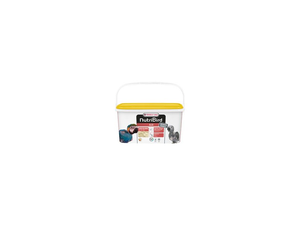 10440 versele laga nutribird a19 pro papousky 3kg z kategorie chovatelske potreby pro ptaky a papousky krmivo pro papousky
