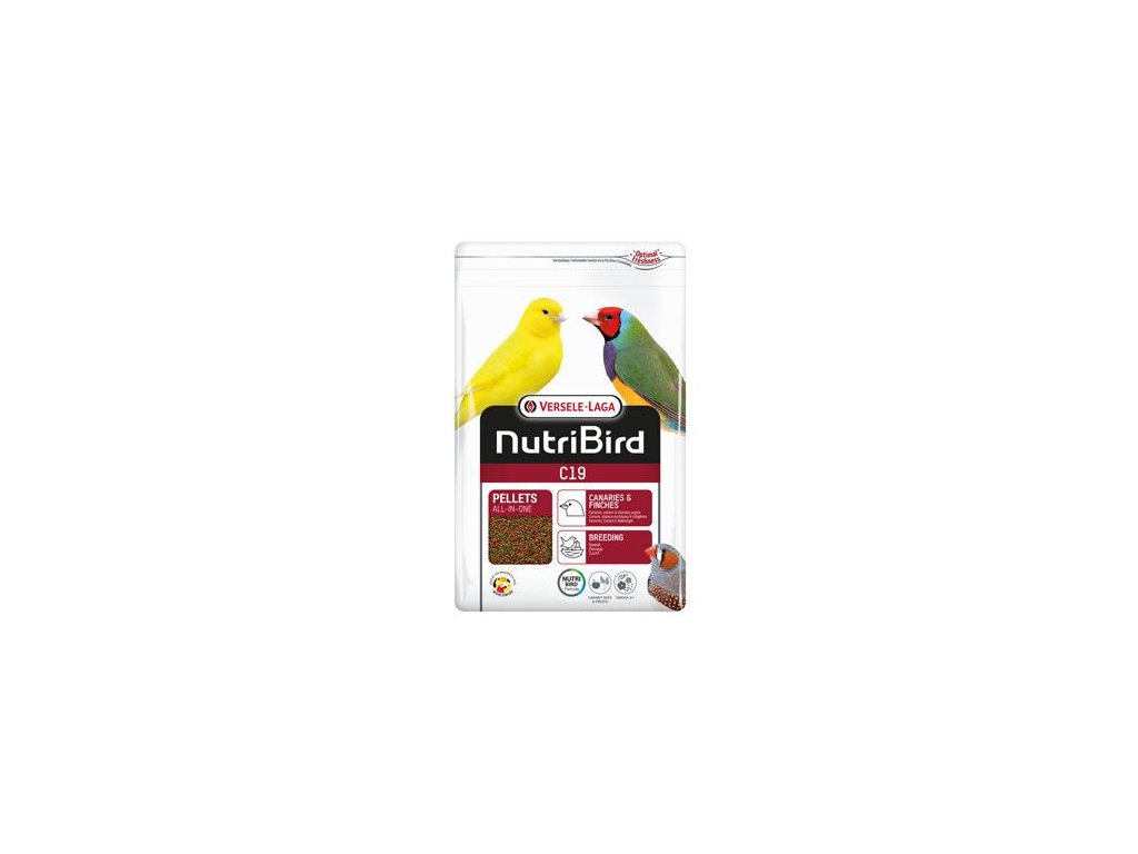 35391 versele laga nutribird c19 pro kanary a exoty 3kg z kategorie chovatelske potreby pro ptaky a papousky krmivo pro papousky