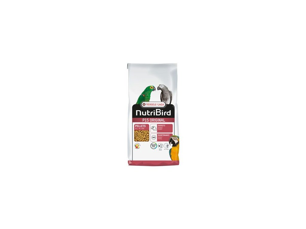 1413 versele laga nutribird p15 original pro papousky 10kg z kategorie chovatelske potreby pro ptaky a papousky krmivo pro papousky