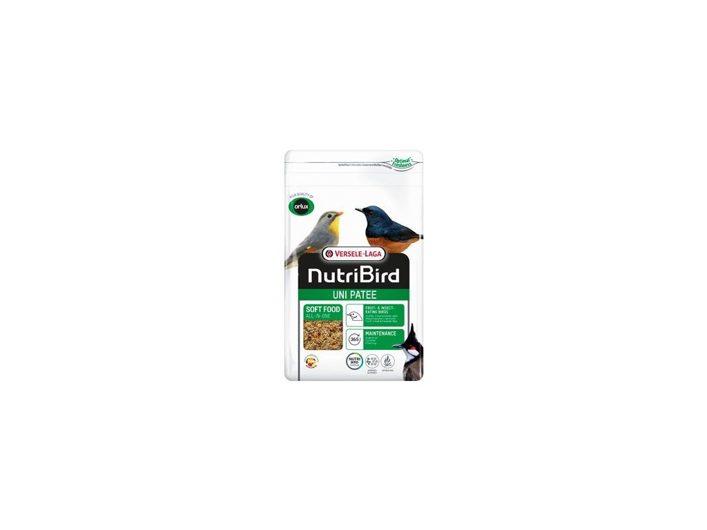 40947 1 versele laga nutribird orlux uni patee pro ptactvo 1kg z kategorie chovatelske potreby pro ptaky a papousky krmivo pro papousky