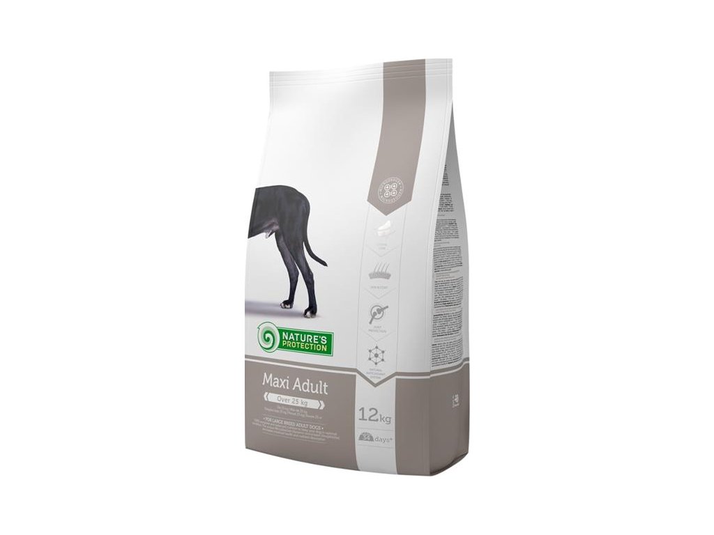 55752 1 nature s protection dog dry adult maxi 12 kg z kategorie chovatelske potreby a krmiva pro psy krmiva pro psy granule pro psy