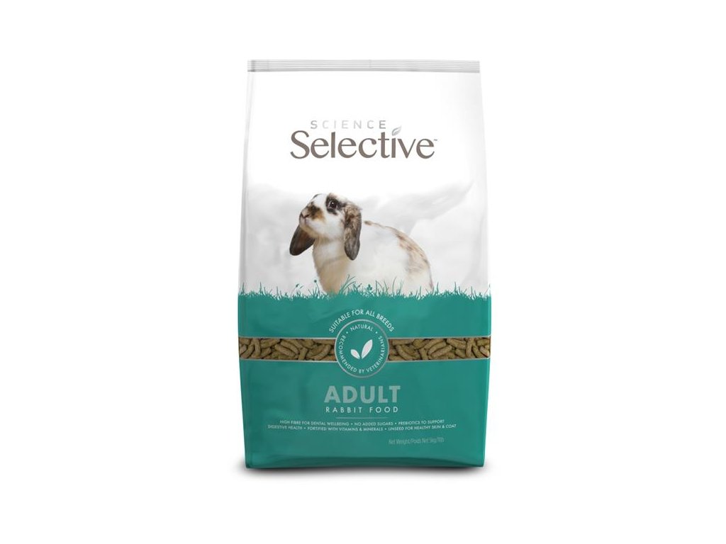 55797 1 supreme science selective rabbit kralik adult 5 kg z kategorie chovatelske potreby a krmiva pro hlodavce a mala zvirata krmiva pro hlodavce a mala zvirata