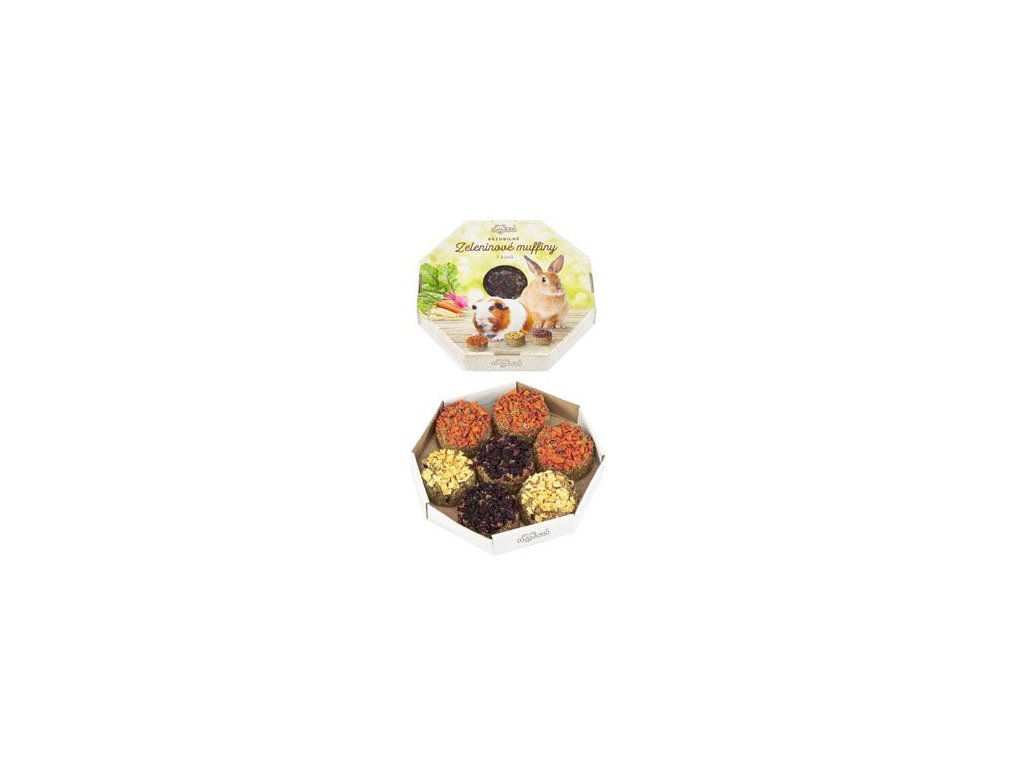 35421 limara zeleninove muffiny 350g z kategorie chovatelske potreby a krmiva pro hlodavce a mala zvirata pamlsky pro hlodavce
