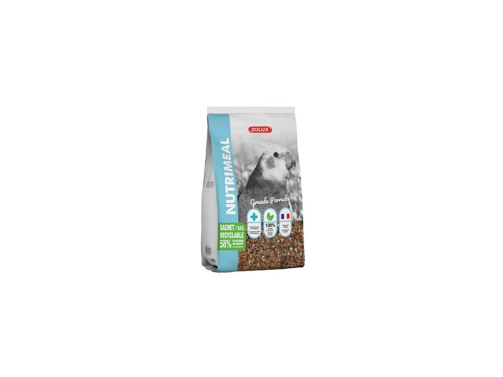 48144 1 krmivo pro stredni papousky nutrimeal 2 5kg zolux z kategorie chovatelske potreby pro ptaky a papousky krmivo pro papousky
