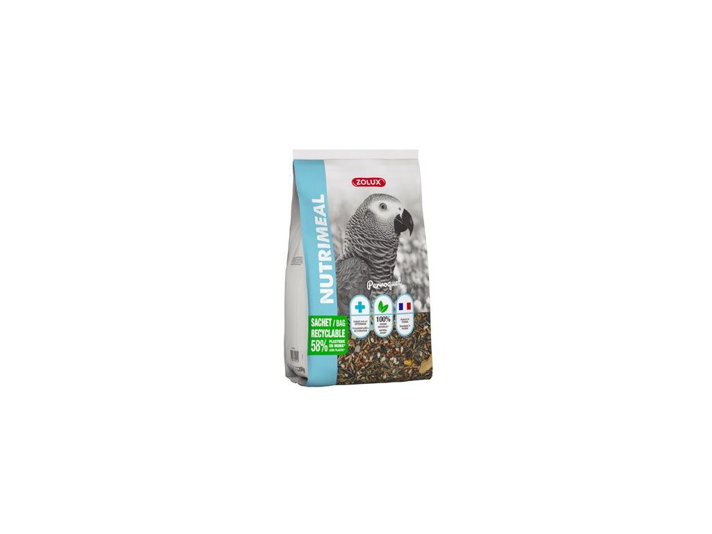 48150 1 krmivo pro velke papousky nutrimeal 2 25g zolux z kategorie chovatelske potreby pro ptaky a papousky krmivo pro papousky