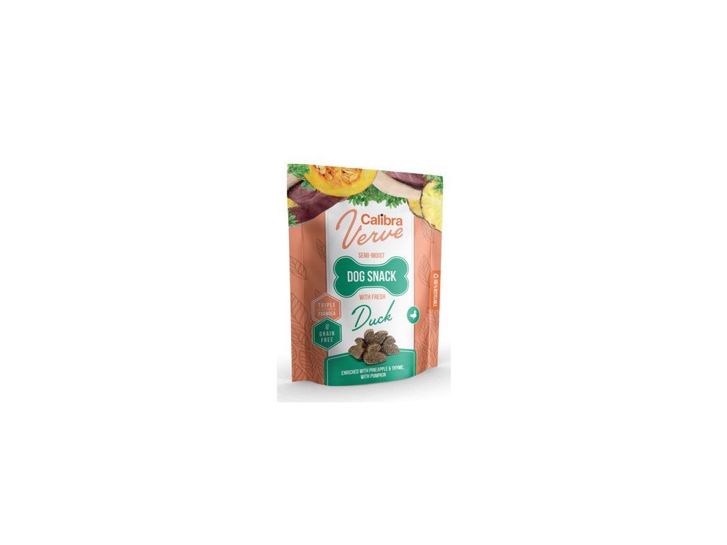 35907 calibra dog verve semi moist snack fresh duck 150g z kategorie chovatelske potreby a krmiva pro psy pamlsky pro psy polomekke pamlsky pro psy
