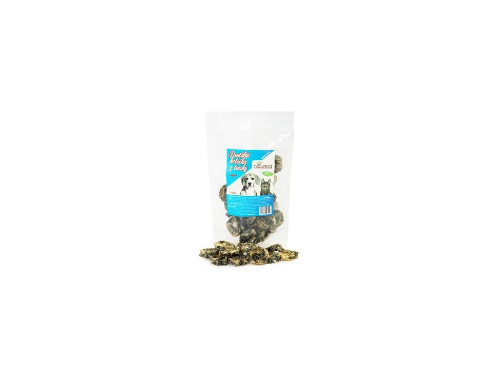 36378 natureca dentalni kolecka z tresky pochoutka pro psy 70g z kategorie chovatelske potreby a krmiva pro psy pamlsky pro psy dentalni pamlsky pro psy