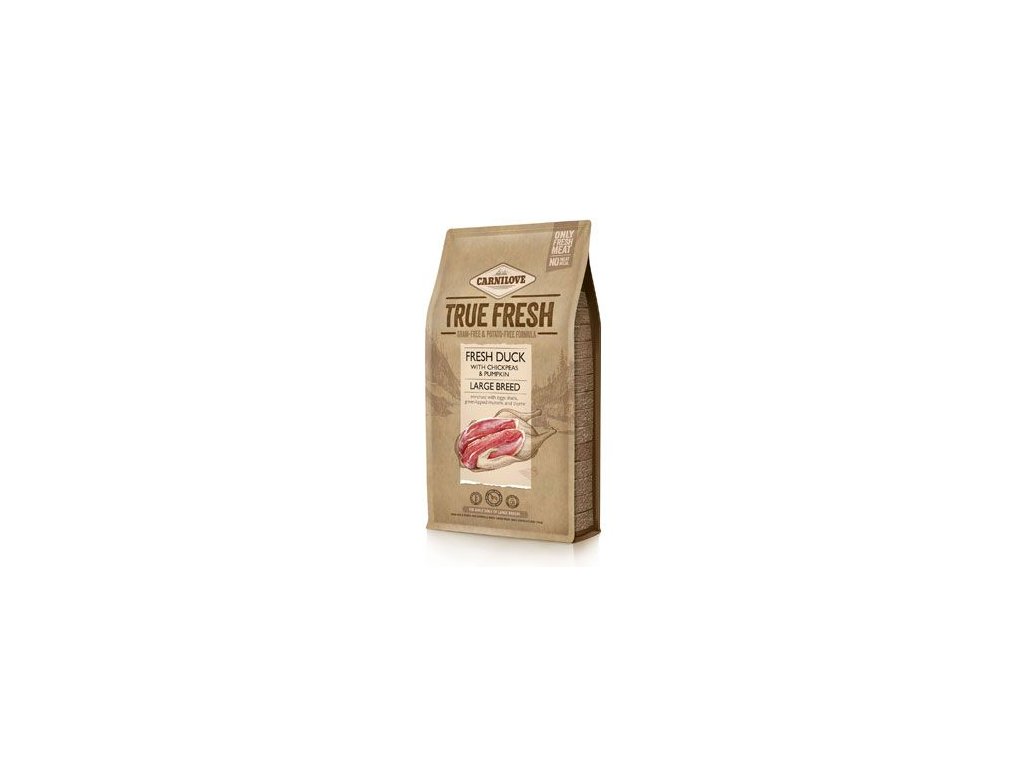 38727 1 carnilove dog true fresh duck large breed 4 kg z kategorie chovatelske potreby a krmiva pro psy krmiva pro psy granule pro psy