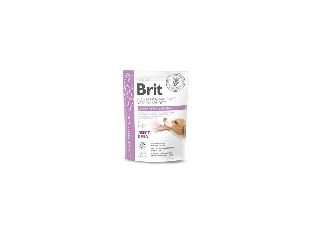 52380 1 brit vd dog gf ultra hypoallergenic 400g z kategorie chovatelske potreby a krmiva pro psy krmiva pro psy veterinarni diety pro psy
