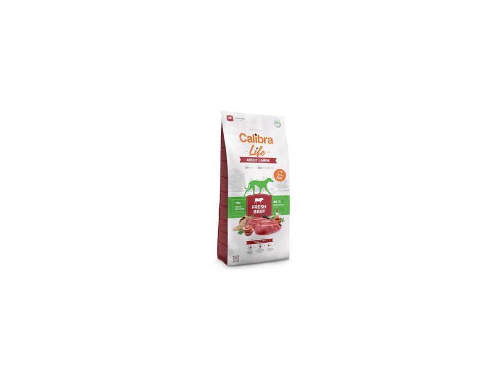57357 1 calibra dog life adult large fresh beef 2 5kg z kategorie chovatelske potreby a krmiva pro psy krmiva pro psy granule pro psy