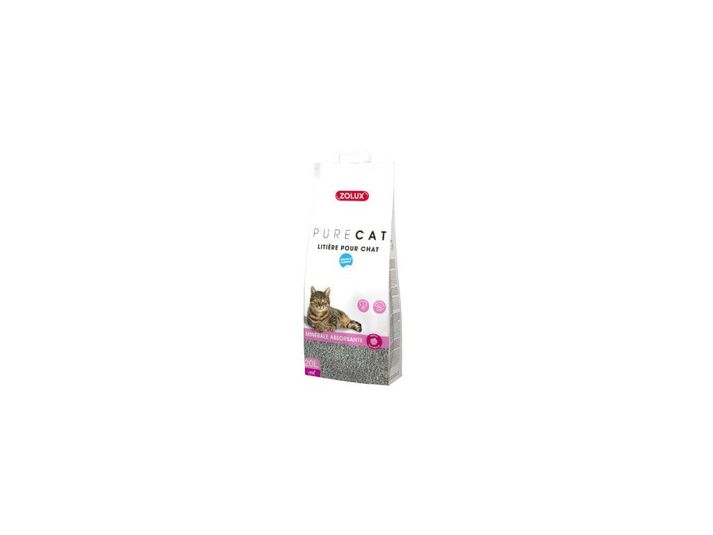 48294 1 podestylka purecat scented absorbent 20l zolux z kategorie chovatelske potreby a krmiva pro kocky toalety steliva pro kocky steliva kockolity pro kocky