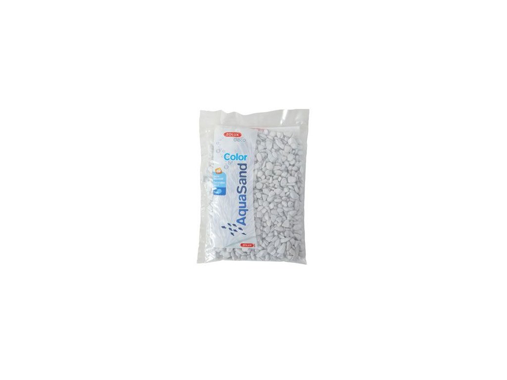57072 1 akvarijni sterk color ekai bily 1kg zolux z kategorie akvaristicke a teraristicke potreby pisky a sterky