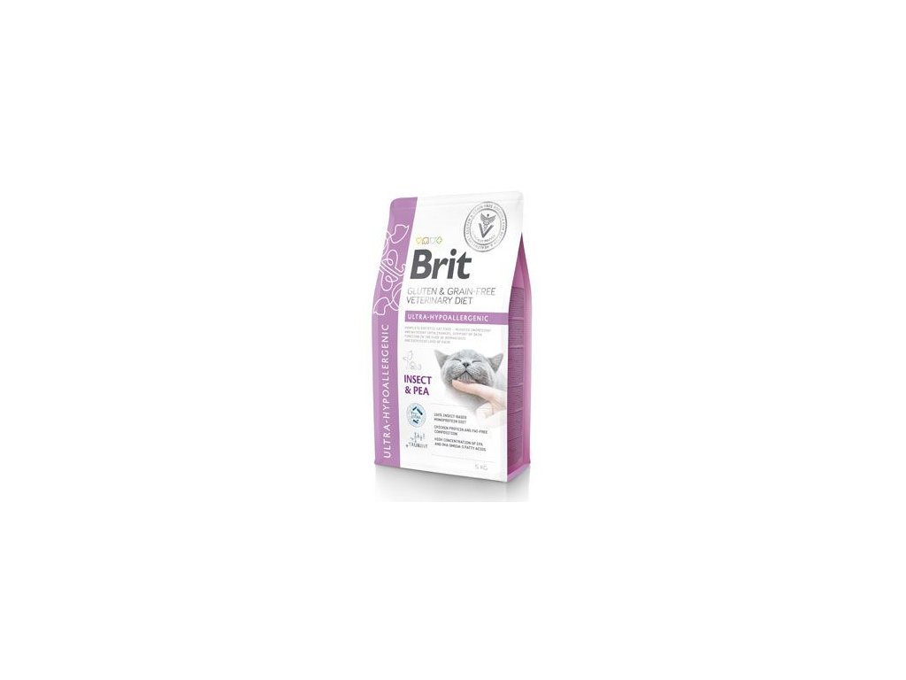 52407 1 brit vd cat gf ultra hypoallergenic 5kg z kategorie chovatelske potreby a krmiva pro kocky krmivo a pamlsky pro kocky veterinarni diety pro kocky