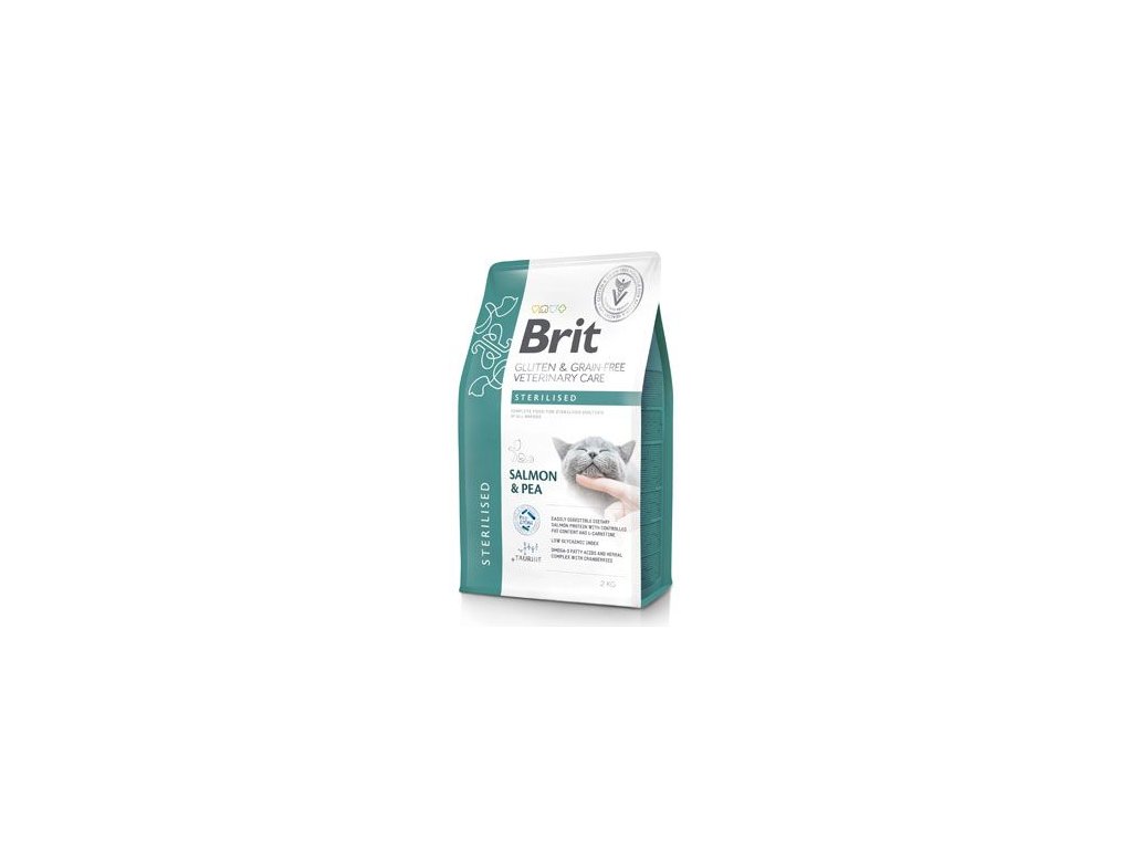 52428 1 brit vd cat gf care sterilised 2kg z kategorie chovatelske potreby a krmiva pro kocky krmivo a pamlsky pro kocky veterinarni diety pro kocky