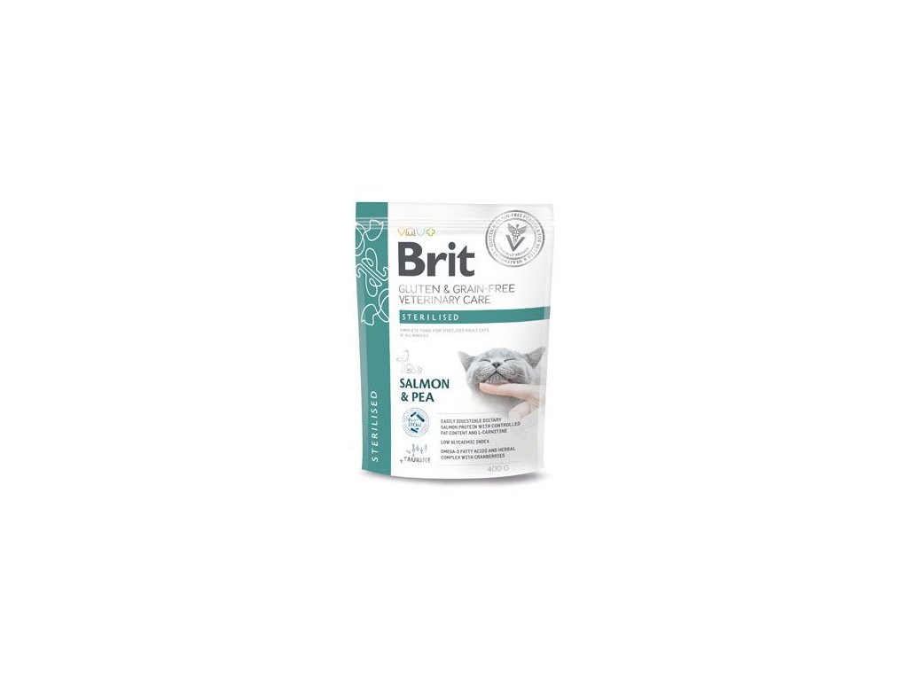52431 1 brit vd cat gf care sterilised 400g z kategorie chovatelske potreby a krmiva pro kocky krmivo a pamlsky pro kocky veterinarni diety pro kocky